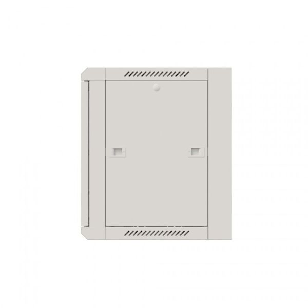 Шкаф настенный телекоммуникационный NTSS W 12U 600х450х635мм, 2 профиля 19, дверь стеклянная, боковые стенки съемные, задняя стенка, разобранный, серы