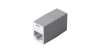 Кабельный соединитель NETLAN RJ45-RJ45 (8P8C), Кат.6 (Класс E), 250МГц, неэкранированный, белый, уп-ка 10шт.