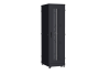 Напольный шкаф NIKOMAX серии TFA-R 19", 42U, дверь со стеклом и металлическая, металлические стенки, Ш600хВ2114хГ800мм, в разобранном виде, черный