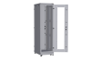 Напольный шкаф NIKOMAX серии TFA-R 19", 42U, дверь со стеклом и металлическая, металлические стенки, Ш600хВ2114хГ800мм, в разобранном виде, серый