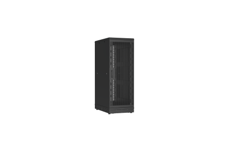 Напольный шкаф NIKOMAX серии TFR-R2 19", 33U, перфорированные двери, металлические стенки, Ш600хВ1702хГ1000мм, в разобранном виде, черный