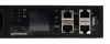 Блок  контролируемых электрических розеток NIKOMAX, SW - Switched, (включение и отключение каждой розетки, измерение общего потребления и отправка показаний через LAN), 19", 8 розеток C13, макс. нагрузка 16 А, шнур питания 2 м., вилка С20, цифровое измере