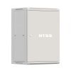 Шкаф настенный телекоммуникационный NTSS W 15U 600х450х770мм, 2 профиля 19, дверь сплошная металл, боковые стенки съемные, разобранный, серый RAL 7035