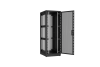 Напольный шкаф NIKOMAX серии TFR-R2 19", 47U, двери перфорированные, одностворчатая и двустворчатая, металлические стенки, Ш800хВ2232хГ1000мм, в разобранном виде, черный