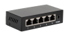 Коммутатор NETLAN, неуправляемый, 4*10/100/1000Мбит/с PoE (af/at), 1*10/100/1000Мбит/с RJ45, 1* DC52V/0.92A, PoE бюджет 48W