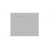 Шкаф настенный телекоммуникационный NTSS LIME 9U 550х450х500мм, 2 профиля 19, дверь сплошная металл, боковые стенки несъемные, разобранный, серый RAL