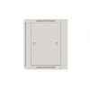 Шкаф настенный телекоммуникационный NTSS W 12U 600х600х635мм, 2 профиля 19, дверь сплошная металл, боковые стенки съемные, разобранный, серый RAL 7035