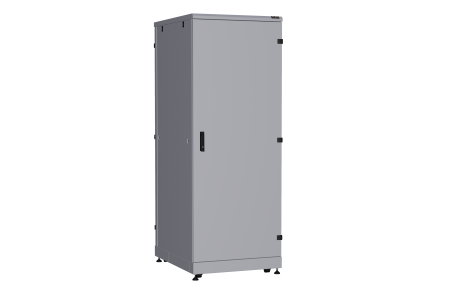 Напольный шкаф NIKOMAX серии TFA-R 19", 42U, металлические двери, металлические стенки, Ш800хВ2114хГ1000мм, в разобранном виде, серый
