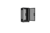 Напольный шкаф NIKOMAX серии TFR-R2 19", 24U, перфорированные двери, металлические стенки, Ш600хВ1280хГ600мм, в разобранном виде, черный