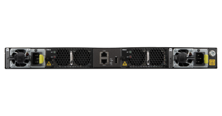 Управляемый коммутатор TOR L3 NIKOMAX, 48*25 Гбит/с SFP28, 8*40/100 Гбит/с QSFP28, 1*RJ45(консоль), 1*RJ45(управление), 1*USB, 2*Блока питания hot-swap AC 220В