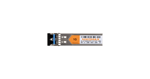Модуль NIKOMAX SFP, 1.25 Гбит/с, Duplex, 2 ОВ, SM, 2xLC, Tx:1310/Rx:1310 нм, DDM, 22 дБ (до 40 км)