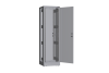 Напольный шкаф NIKOMAX серии TFR-R2 19", 42U, металлические двери, металлические стенки, Ш600хВ2010хГ600мм, в разобранном виде, серый