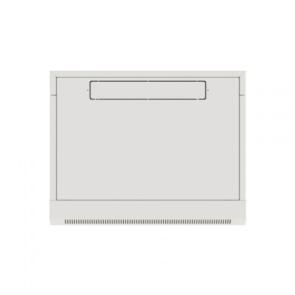 Шкаф настенный телекоммуникационный NTSS W 12U 600х450х635мм, 2 профиля 19, дверь сплошная металл, боковые стенки съемные, разобранный, серый RAL 7035