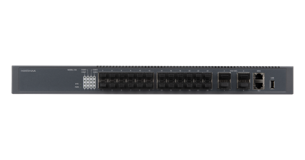 Управляемый коммутатор уровня ядра сети NIKOMAX, L3, 24*10 Гбит/с SFP+, 4*40/100 Гбит/с QSFP28, 1 RJ45 консольный порт, 1 MGMT, 2*Блока питания hot-swap AC 220В