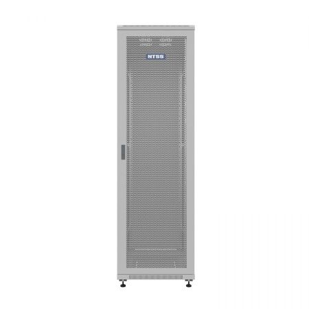 Шкаф напольный универсальный серверный NTSS R 47U 800х1000мм, 4 профиля 19, двери перфорированная и сплошная металл, боковые стенки съемные, регулируе
