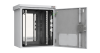 Шкаф NIKOMAX настенный климатический TWK-158256-M-GY, Lite, IP55, Ш821хВ882хГ566 мм, цвет серый, муар, RAL 7035. Комплектация: монтажные направляющие - 2 пары, рым-болт М8 - 4 шт., сальник-ввод отверст. 36 мм - 6шт., монтажная панель – 3 шт., дин-рейка – 