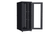 Напольный шкаф NIKOMAX серии TFA-R 19", 42U, дверь со стеклом и металлическая, металлические двухуровневые стенки, Ш800хВ2114хГ1200мм, в разобранном виде, черный