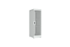 Напольный шкаф NIKOMAX серии TFR-R2 19", 42U, перфорированные двери, металлические стенки, Ш600хВ2010хГ1000мм, в разобранном виде, серый