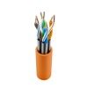 Кабель витая пара NTSS PREMIUM U/FTP 6A 4 пары одножильный 23AWG LSZH внутренний нг(А)-HF 500м оранжевый