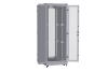 Напольный шкаф NIKOMAX серии TFA-R 19", 42U, двустворчатые перфорированные двери, металлические стенки, Ш800хВ2114хГ1000мм, в разобранном виде, серый