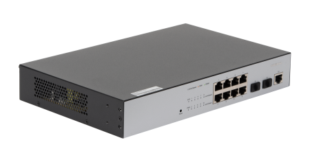 Управляемый коммутатор L2 NIKOMAX 8 Base-T 10/100/1000Mb/s портов, 2 SFP 1000Mb/s, 1 Console. 1U 19'', 220V