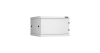 Настенный разборный шкаф NIKOMAX 19", 6U, металлическая дверь, Ш600хВ370хГ600мм, 2 пары монтажных направляющих, серый