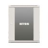 Шкаф настенный телекоммуникационный NTSS W 18U 600х450х964мм, 2 профиля 19, дверь стеклянная, боковые стенки съемные, задняя стенка, разобранный, серы