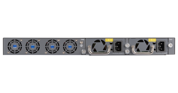 Управляемый коммутатор уровня ядра сети NIKOMAX, L3, 24*10 Гбит/с SFP+, 2*40/100 Гбит/с QSFP28, 1 RJ45 консольный порт, 1 MGMT, 2*Блока питания hot-swap AC 220В