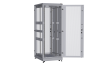 Напольный шкаф NIKOMAX серии TFA-R 19", 42U, перфорированные двери, металлические двухуровневые стенки, Ш800хВ2114хГ1000мм, в разобранном виде, серый