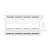 Патч-панель NTSS PREMIUM 1U 24 порта RJ45 UTP cat.5е, AL, Dual IDC с органайзером