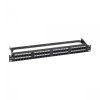 Патч-панель NTSS PREMIUM 1U 48 портов RJ45 UTP cat.6, AL, DUAL IDC, с органайзером, марк.1-3
