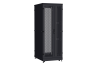 Напольный шкаф NIKOMAX серии TFA-R 19", 42U, двустворчатые перфорированные двери, металлические стенки, Ш800хВ2114хГ1000мм, в разобранном виде, черный