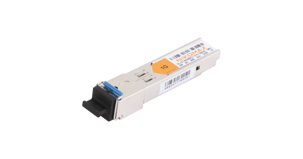 Модуль NIKOMAX SFP, 1.25 Гбит/с, WDM, 1 ОВ, SM, 1xSC, Tx:1310/Rx:1550 нм, DDM, 6 дБ (до 3 км)