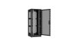 Напольный шкаф NIKOMAX серии TFR-R2 19", 42U, двери перфорированные, одностворчатая и двустворчатая, металлические стенки, Ш800хВ2010хГ800мм, в разобранном виде, черный