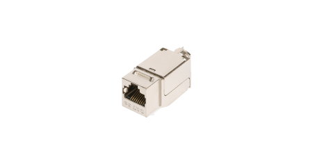Модуль-вставка NIKOMAX типа Keystone, Кат.5е (Класс D), 100МГц, RJ45/8P8C, FT-TOOL/110/KRONE, T568A/B, полный экран, металлик - гарантия: 5 лет расширенная / 25 лет системная