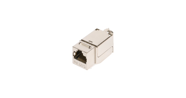 Модуль-вставка NIKOMAX типа Keystone, Кат.5е (Класс D), 100МГц, RJ45/8P8C, FT-TOOL/110/KRONE, T568A/B, полный экран, металлик - гарантия: 5 лет расширенная / 25 лет системная