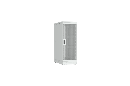 Напольный шкаф NIKOMAX серии TFR-R2 19", 33U, перфорированные двери, металлические стенки, Ш600хВ1702хГ1000мм, в разобранном виде, серый