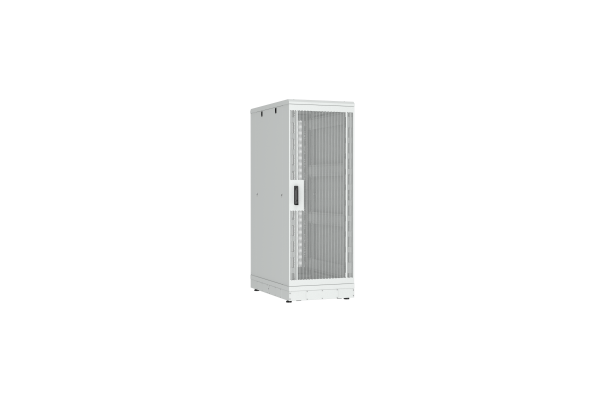 Напольный шкаф NIKOMAX серии TFR-R2 19", 33U, перфорированные двери, металлические стенки, Ш600хВ1702хГ1000мм, в разобранном виде, серый