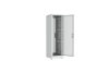 Напольный шкаф NIKOMAX серии TFR-R2 19", 42U, перфорированные двери, металлические стенки, Ш600хВ2010хГ800мм, в разобранном виде, серый