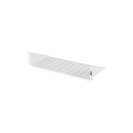 Полка фронтальная NIKOMAX, 19", 2U, глубиной 200мм, крепеж в комплекте, серая