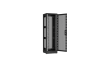 Напольный шкаф NIKOMAX серии TFR-R2 19", 42U, двери перфорированные, одностворчатая и двустворчатая, металлические стенки, Ш600хВ2010хГ600мм, в разобранном виде, черный
