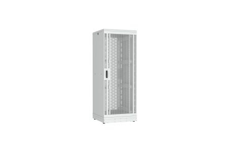 Напольный шкаф NIKOMAX серии TFR-R2 19", 42U, перфорированные двери, металлические стенки, Ш800хВ2010хГ800мм, в разобранном виде, серый