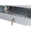 Шкаф настенный телекоммуникационный NTSS SOHO 19 5U: 3U+2U, собранный, серый RAL 7035