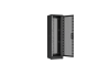 Напольный шкаф NIKOMAX серии TFR-R2 19", 42U, двери перфорированные, одностворчатая и двустворчатая, металлические стенки, Ш600хВ2010хГ600мм, в разобранном виде, черный