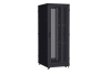 Напольный шкаф NIKOMAX серии TFA-R 19", 42U, перфорированные двери, металлические двухуровневые стенки, Ш800хВ2114хГ1000мм, в разобранном виде, черный