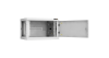 Настенный разборный шкаф NIKOMAX 19", 6U, металлическая дверь, Ш600хВ370хГ450мм, 2 пары монтажных направляющих, серый