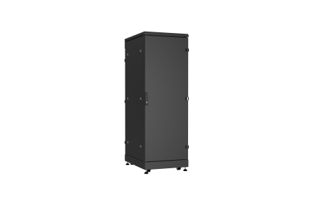 Напольный шкаф NIKOMAX 19", 33U, промышленный, цельнометаллические двери, степень защиты IP54, Ш600хВ1674хГ800мм, черный.