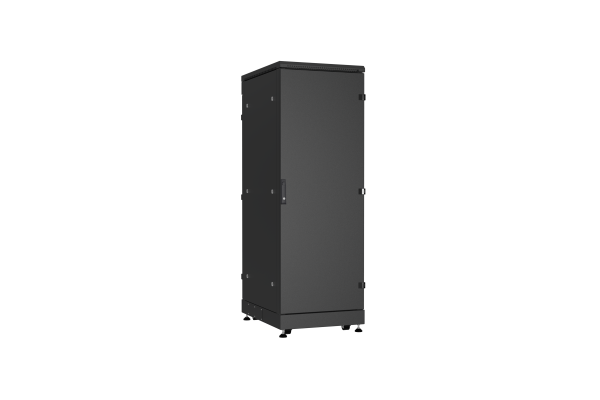 Напольный шкаф NIKOMAX 19", 33U, промышленный, цельнометаллические двери, степень защиты IP54, Ш600хВ1674хГ800мм, черный.