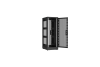 Напольный шкаф NIKOMAX серии TFR-R2 19", 33U, перфорированные двери, металлические стенки, Ш600хВ1702хГ800мм, в разобранном виде, черный
