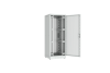 Напольный шкаф NIKOMAX серии TFR-R2 19", 42U, перфорированные двери, металлические стенки, Ш800хВ2010хГ800мм, в разобранном виде, серый